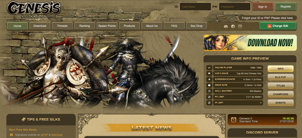 Genesis Silkroad Cap 80